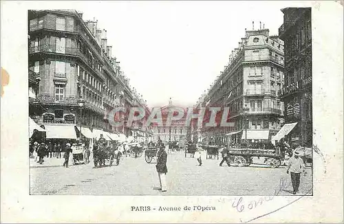 Cartes postales Paris Avenue de l'Opera