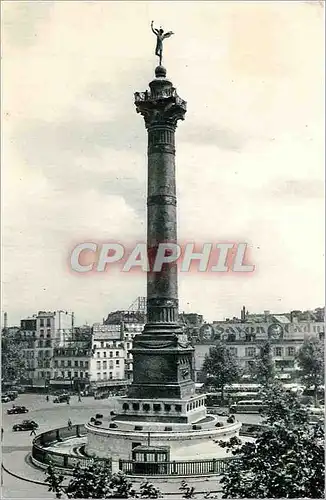 Cartes postales moderne Paris Place de la Bastille et colonne de Juillet (1831 1840)