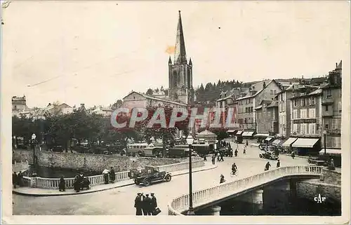 Cartes postales moderne Tulle Pont de Bascule et la Cathedrale Automobile