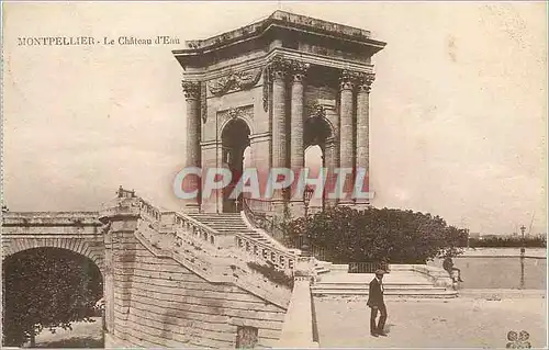Cartes postales Montpelleir Le Chateau d'Eau