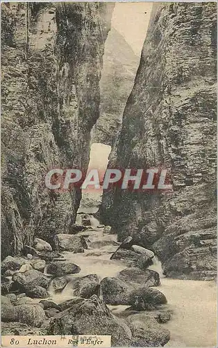 Cartes postales Luchon Rue d'Enfer