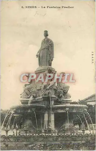 Cartes postales Nimes Le Fontaine Pradier