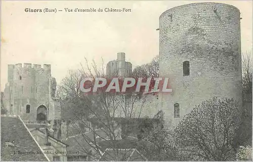 Cartes postales Gisors (Eure) Vue d'ensemble du Chateau Fort