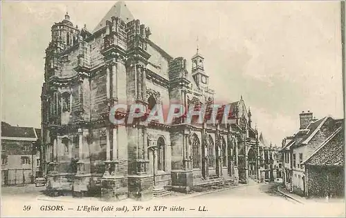 Cartes postales Gisors L'Eglise (cote sud) XVe et XVIe siecles