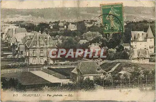Cartes postales Deauville Vue generale
