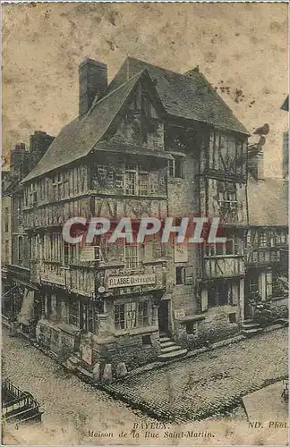 Cartes postales Bayeux Maison de la Rue Saint Martin