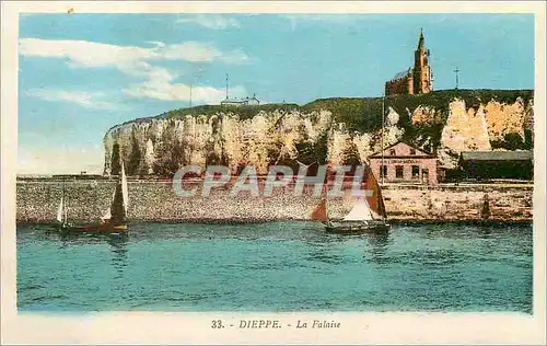 Cartes postales Dieppe La Falaise