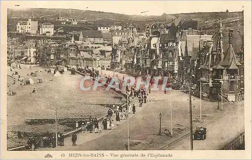 Ansichtskarte AK Mers les Bains Vue generale de l'Esplanade