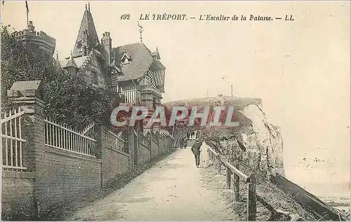 Cartes postales Le Treport L'Escalier de la Falaise