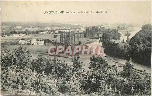 Cartes postales Angouleme Vue de la Cote Sainte Barbe