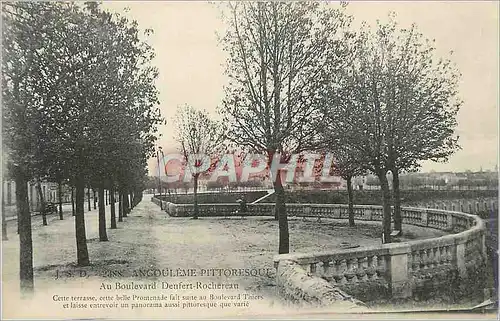 Ansichtskarte AK Angouleme Pittoresque Au Boulevard Denfert Rochereau