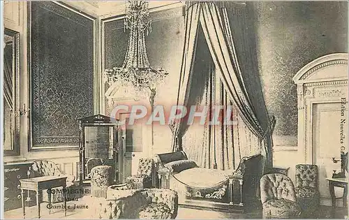 Ansichtskarte AK Compiegne Chateau Chambre Jaune