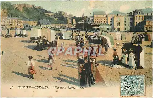 Cartes postales Boulogne sur Mer Vue sur la Plage