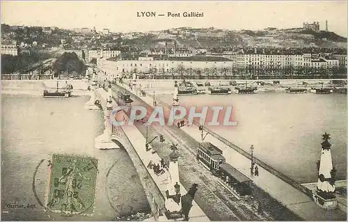 Ansichtskarte AK Lyon Pont Gallieni Tramway