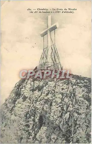 Cartes postales Chambery La Croix du Nivolet