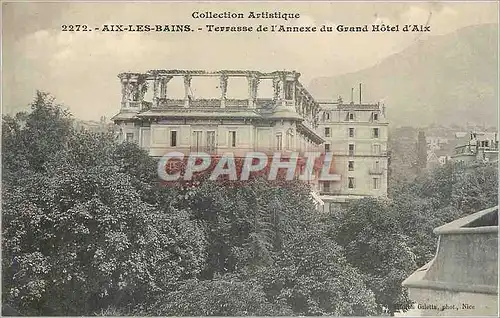 Cartes postales Aix les Bains Terrasse de l'Annexe du Grand Hotel d'Aix