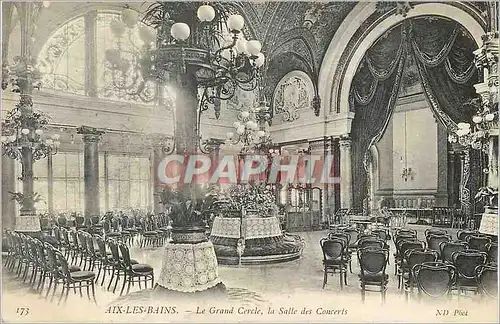 Ansichtskarte AK Aix les Bains Le Grand Cercle la Salle des Concerts