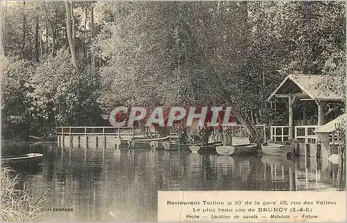 Cartes postales Chopard Restaurant Toillon Le plus beau site de Brunoy (S et O)