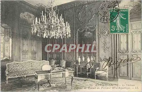 Cartes postales Rambouillet Le Chateau Cabinet de Travail du President de la Republique
