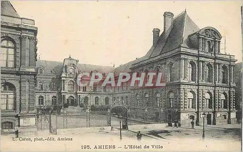 Ansichtskarte AK Amiens L'Hotel de Ville