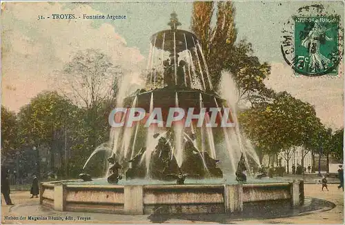 Cartes postales Troyes Fontaine Argence