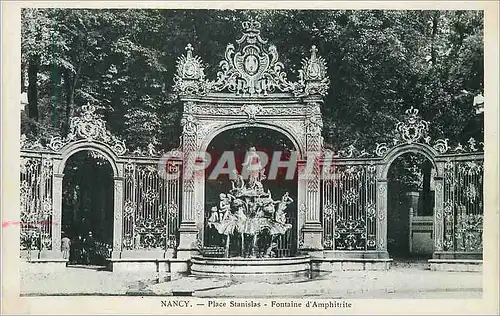 Ansichtskarte AK Nancy Place Stanislas Fontaine d'Amphitrite