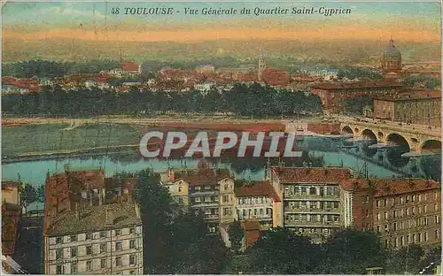 Ansichtskarte AK Toulouse Vue generale du Quartier Saint Cyprien