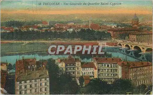 Cartes postales Toulouse Vue generale du Quartier Saint Cyprien