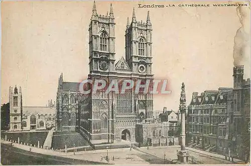 Ansichtskarte AK Londres La Cathedrale Westminster