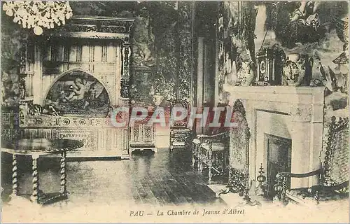 Cartes postales Pau La Chambre de Jeanne d'Albret
