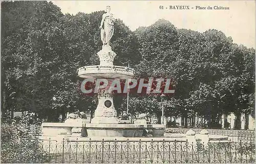 Cartes postales Bayeux Place du Chateau