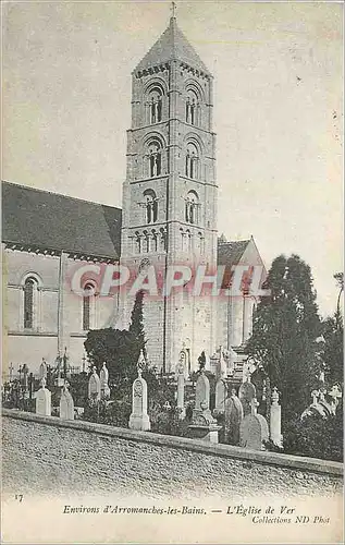Cartes postales Environs d'Arromanches les Bains L'Eglise de Ver