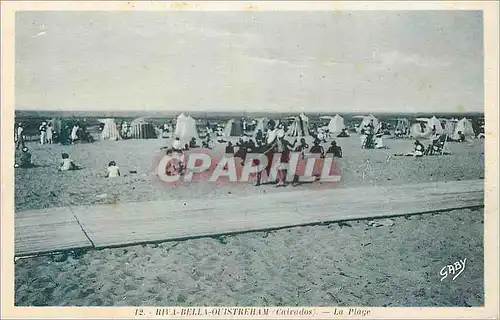 Ansichtskarte AK Riva Bella Quistreham Calvados La Plage Ane Donkey