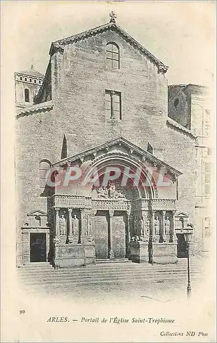 Ansichtskarte AK Arles Portail de l'Eglise Saint Trophisme (carte 1900)