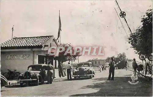 Moderne Karte Hendaye (B P) Frontiere Le Pont International Automobile