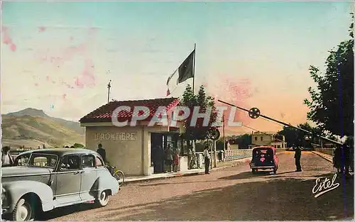 Moderne Karte Hendaye Frontiere Franco Espagnole Service des Passeports au Pont International Automobile