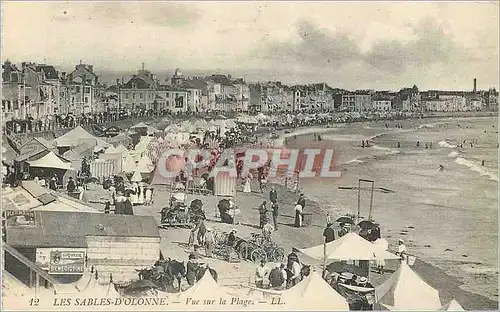 Cartes postales Les Sables D'Olonne Vue sur la Plage