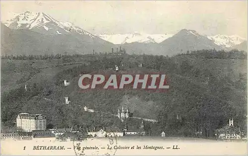 Ansichtskarte AK Betharram Vue generale Le Calvaire et les Montagnes