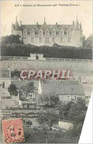 Cartes postales Chateau de Moncontour par Vouvray (I et L)