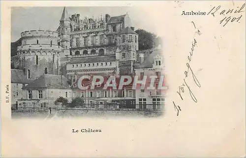 Cartes postales Amboise Le Ch�teau (carte 1900)