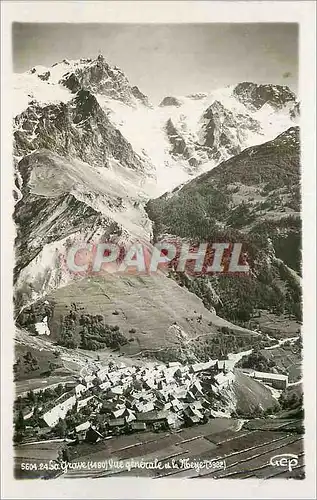 Cartes postales moderne La Grave (1480) Vue generale et la Meije