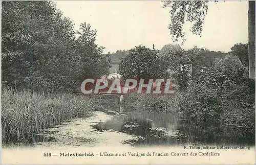 Cartes postales Malesherbes L'Essonne et Vestiges de l'ancien Couvent des Cordeliers