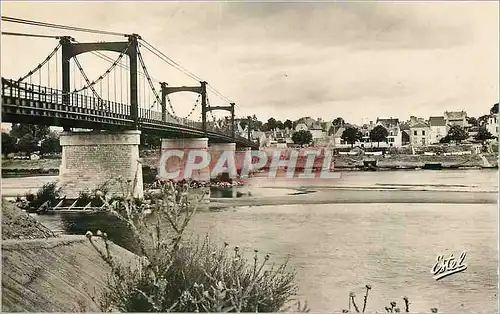 Cartes postales moderne Chateauneuf sur Loire Le Pont suspendu et la Loire