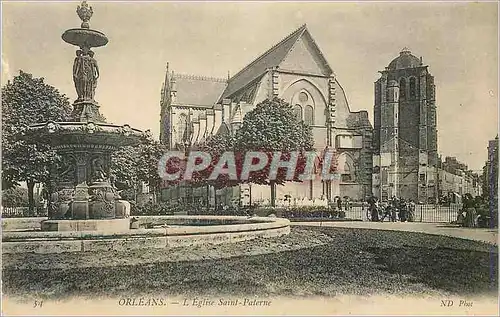 Cartes postales Orleans L'Eglise Saint Palerne