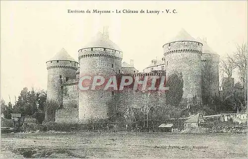 Cartes postales Environs de Mayenne Le Chateau de Lassay