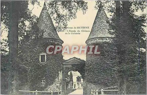Ansichtskarte AK Environs de Mayenne L'Entree du Chateau de la Guitterie