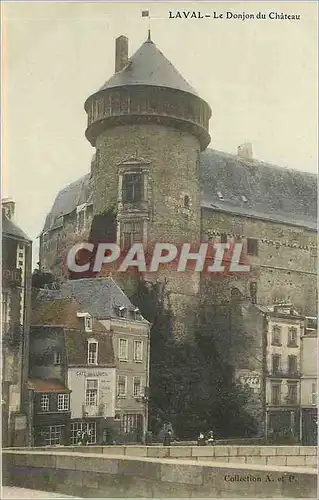 Ansichtskarte AK Laval Le Donjon du Chateau