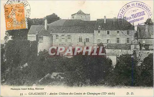 Ansichtskarte AK Chaumont Ancien Chateau des Comtes de Champagne (IXe siecle)