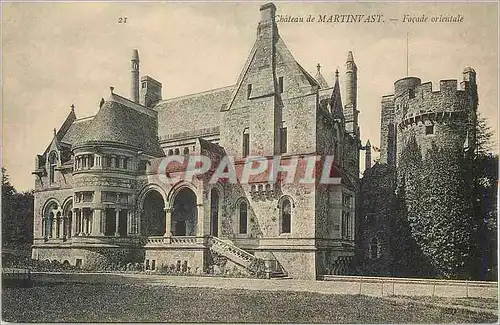 Cartes postales Chateau de Martinvast Facade orientale