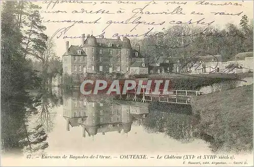 Ansichtskarte AK Environs de Bagnoles de l'Orne Couterne Le Chateau (XVIe et XVIIIe siecles)